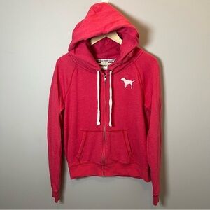 Victoria’s Secret‎ PINK Full Zip Hoodie Women’s L Athletic Sportswear Sweatshirt